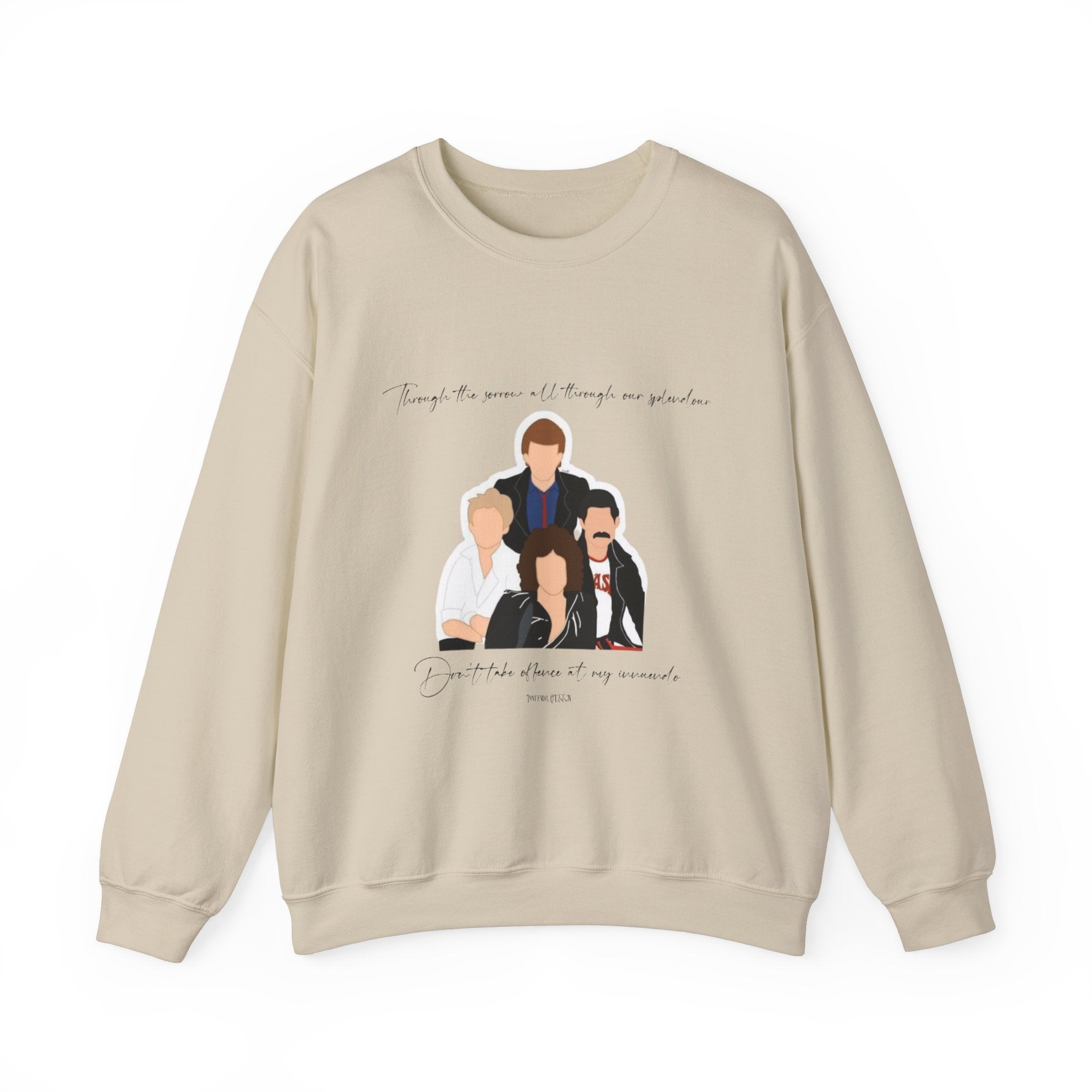 Beautiful and rock Printed Sweatshirt, gift Sweatshirt, emotions Sweatshirt