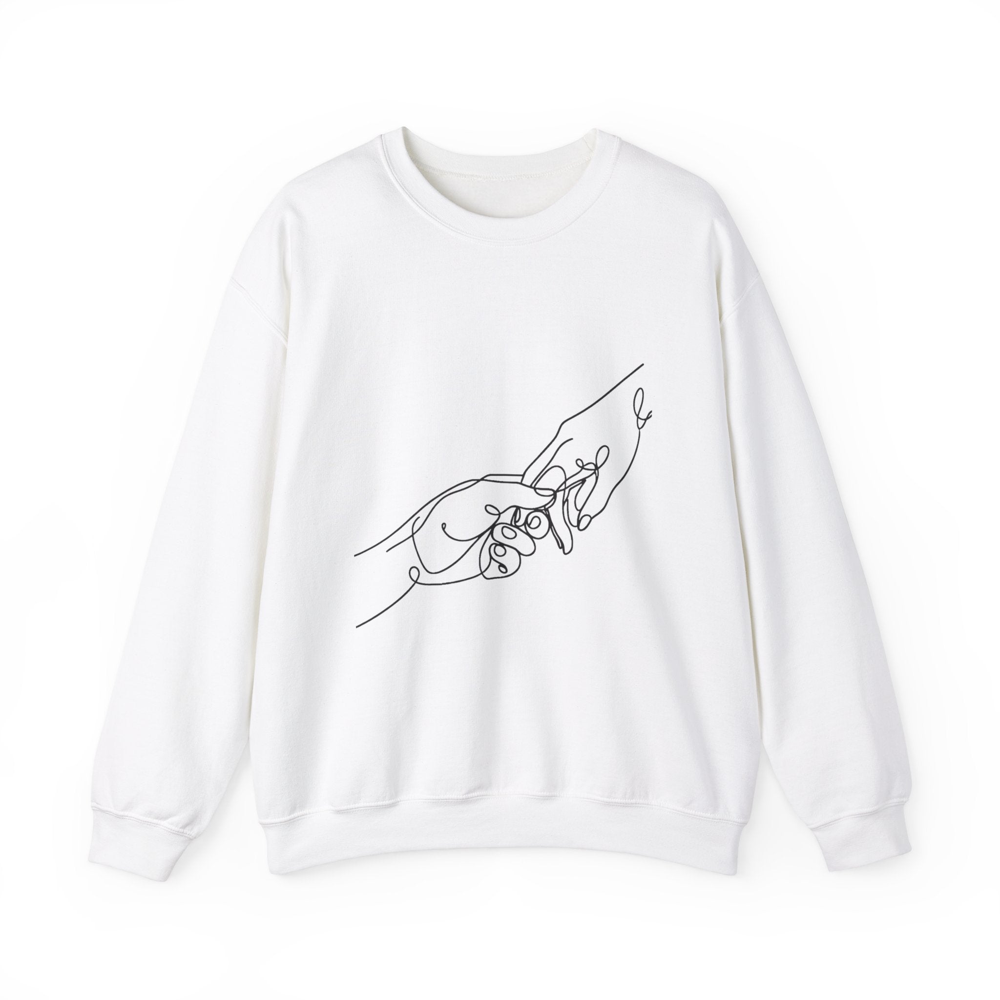 Sweatshirt Silent precision hands, gift Sweatshirt, emotions Sweatshirt