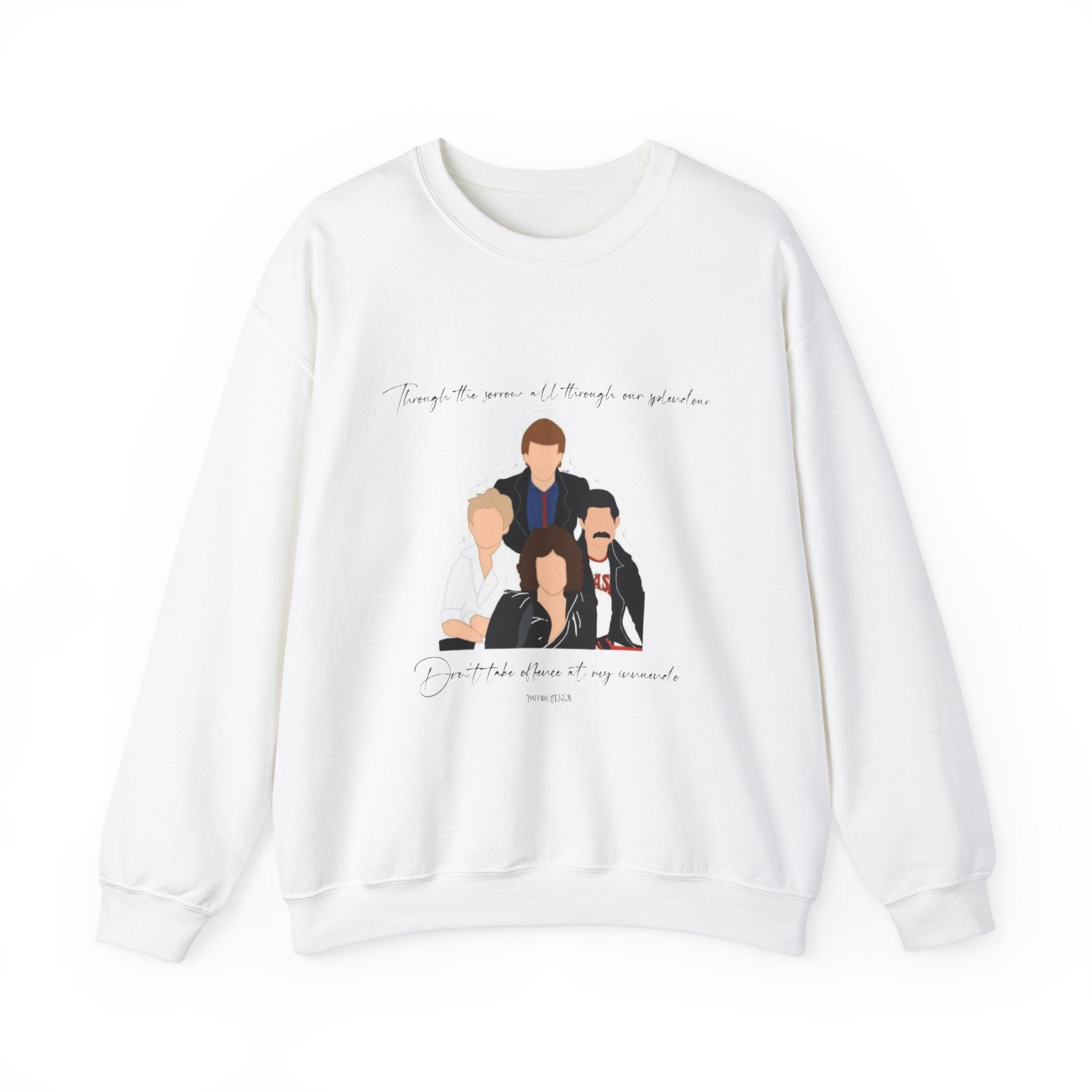 Beautiful and rock Printed Sweatshirt, gift Sweatshirt, emotions Sweatshirt