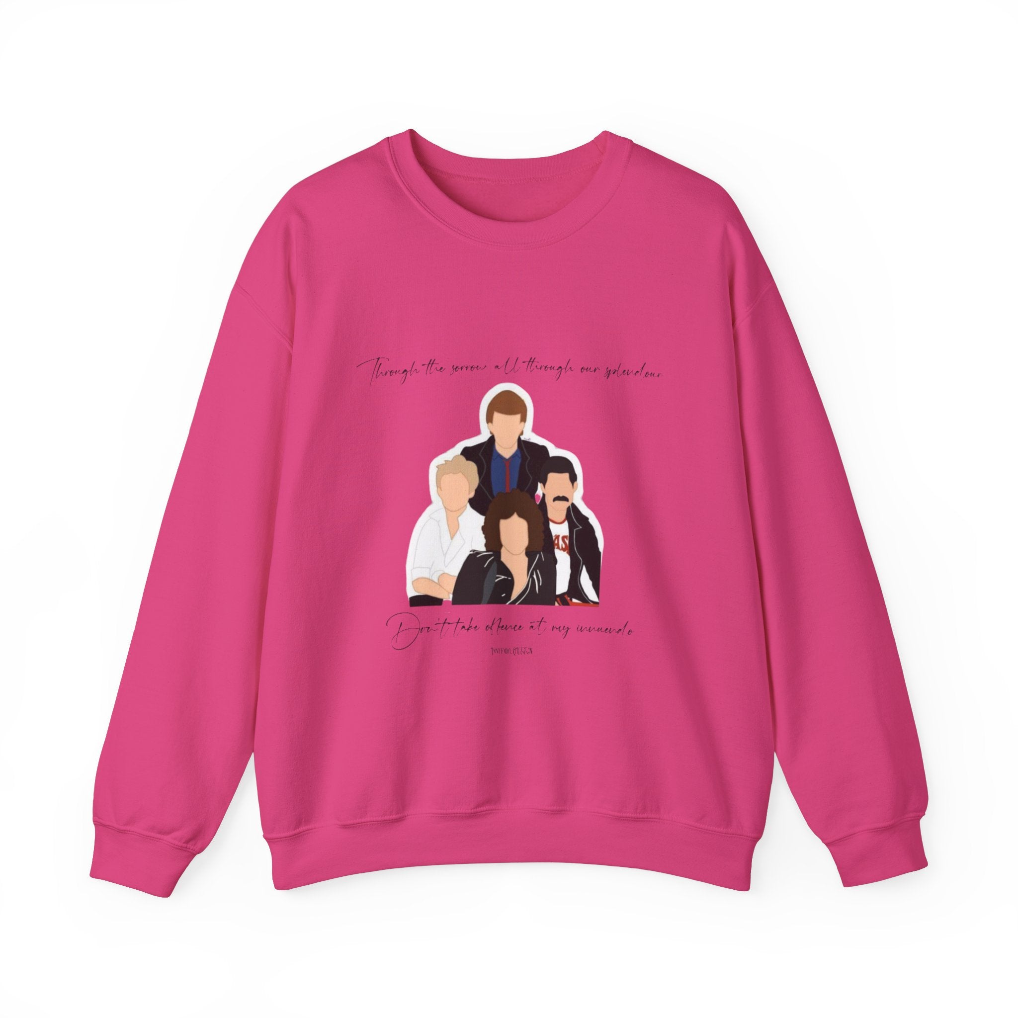 Beautiful and rock Printed Sweatshirt, gift Sweatshirt, emotions Sweatshirt