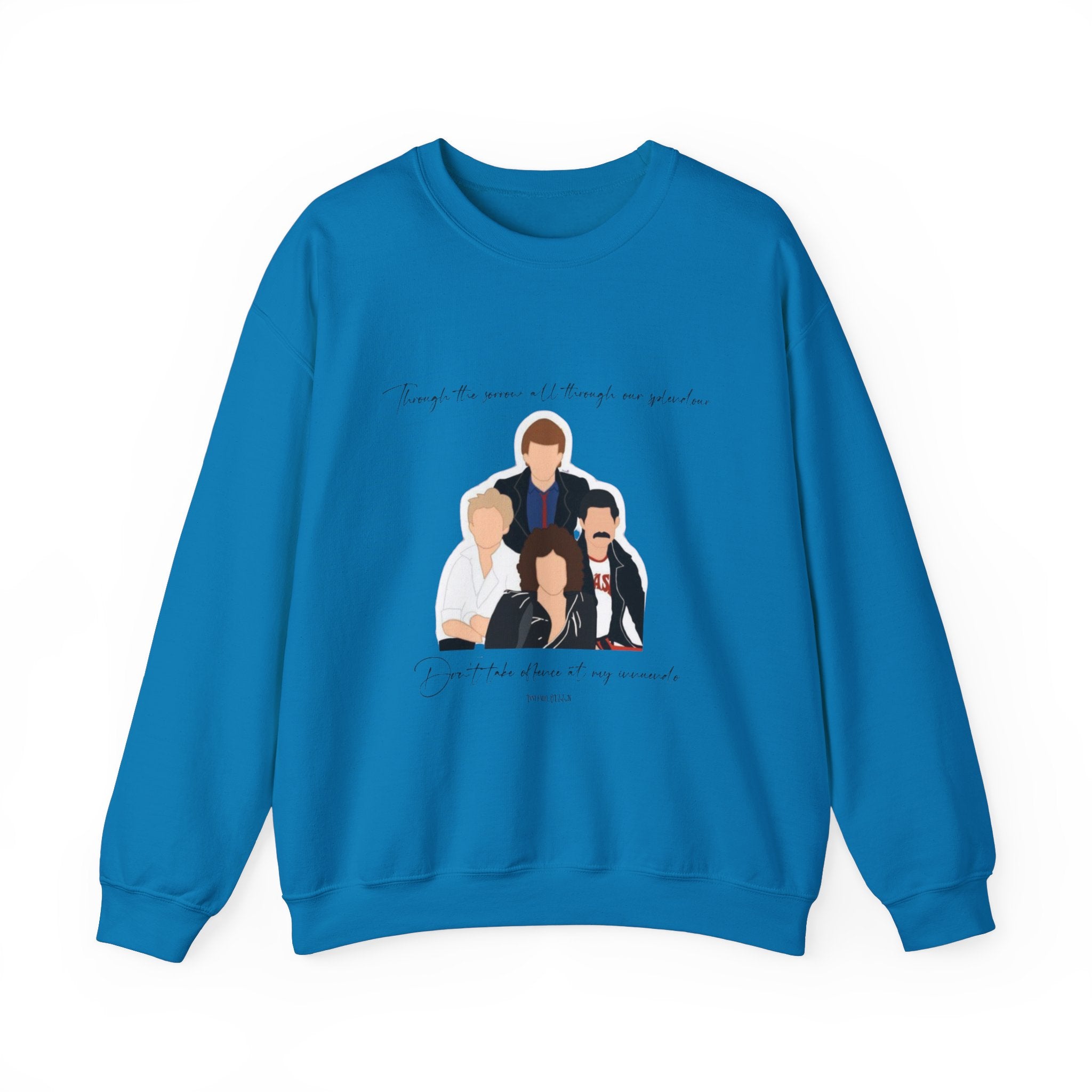 Beautiful and rock Printed Sweatshirt, gift Sweatshirt, emotions Sweatshirt