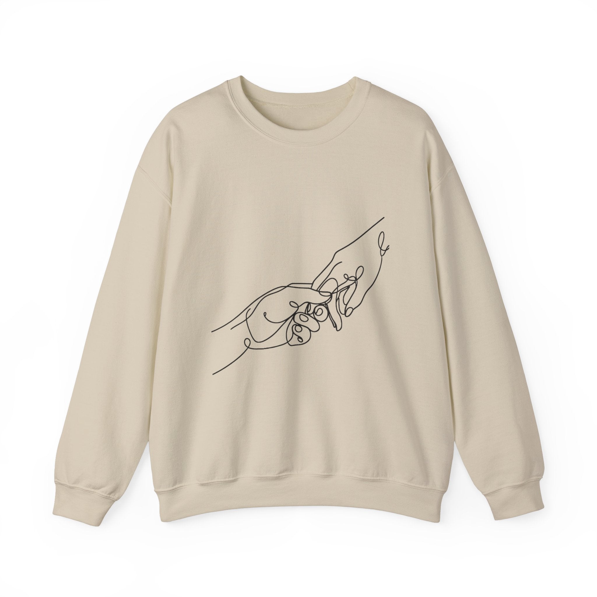 Sweatshirt Silent precision hands, gift Sweatshirt, emotions Sweatshirt