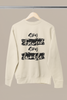 printed Sweatshirt Stay focused stay humble, gift Sweatshirt, emotions Sweatshirt