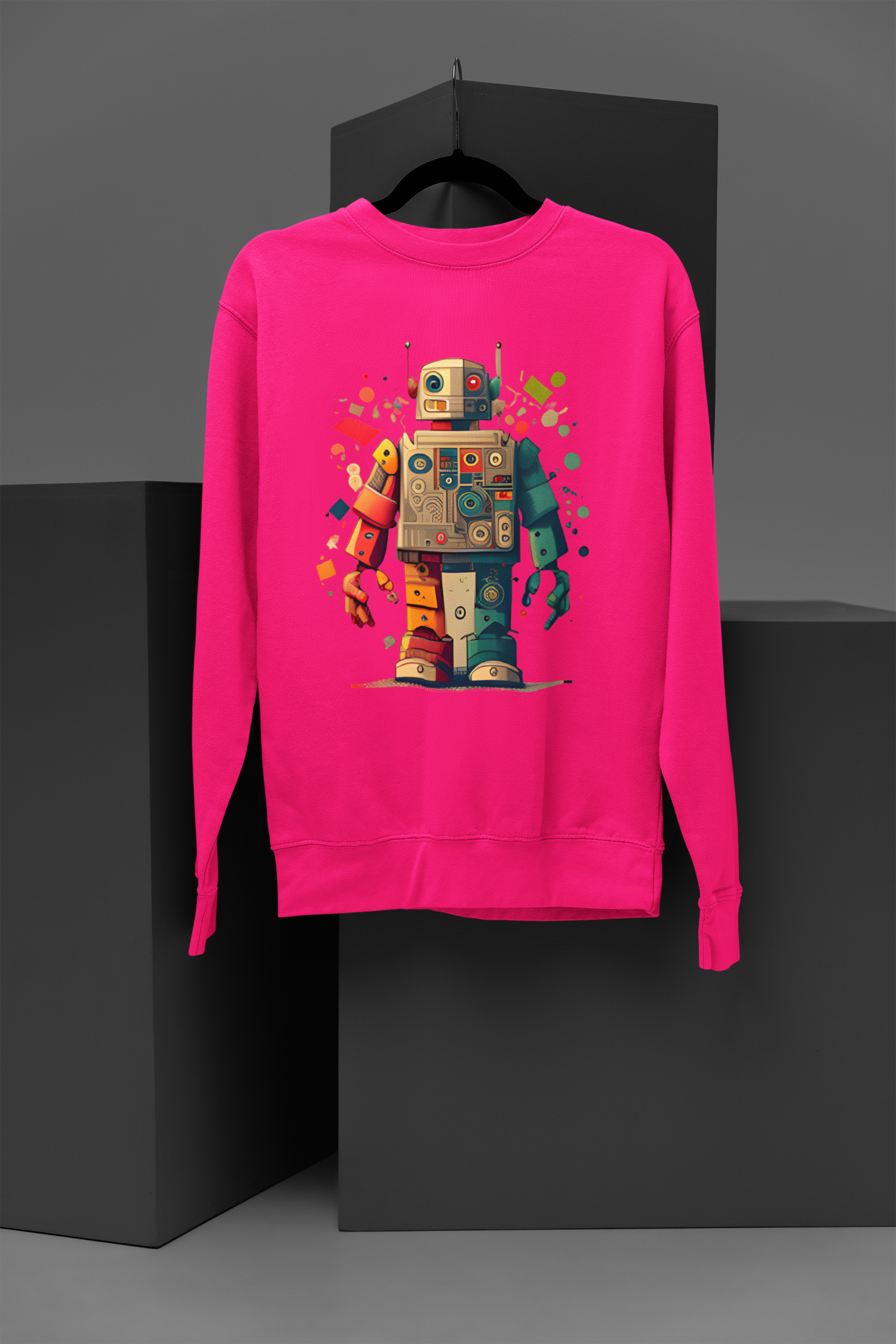 good and evil robot Sweatshirt, gift Sweatshirt, emotions Sweatshirt