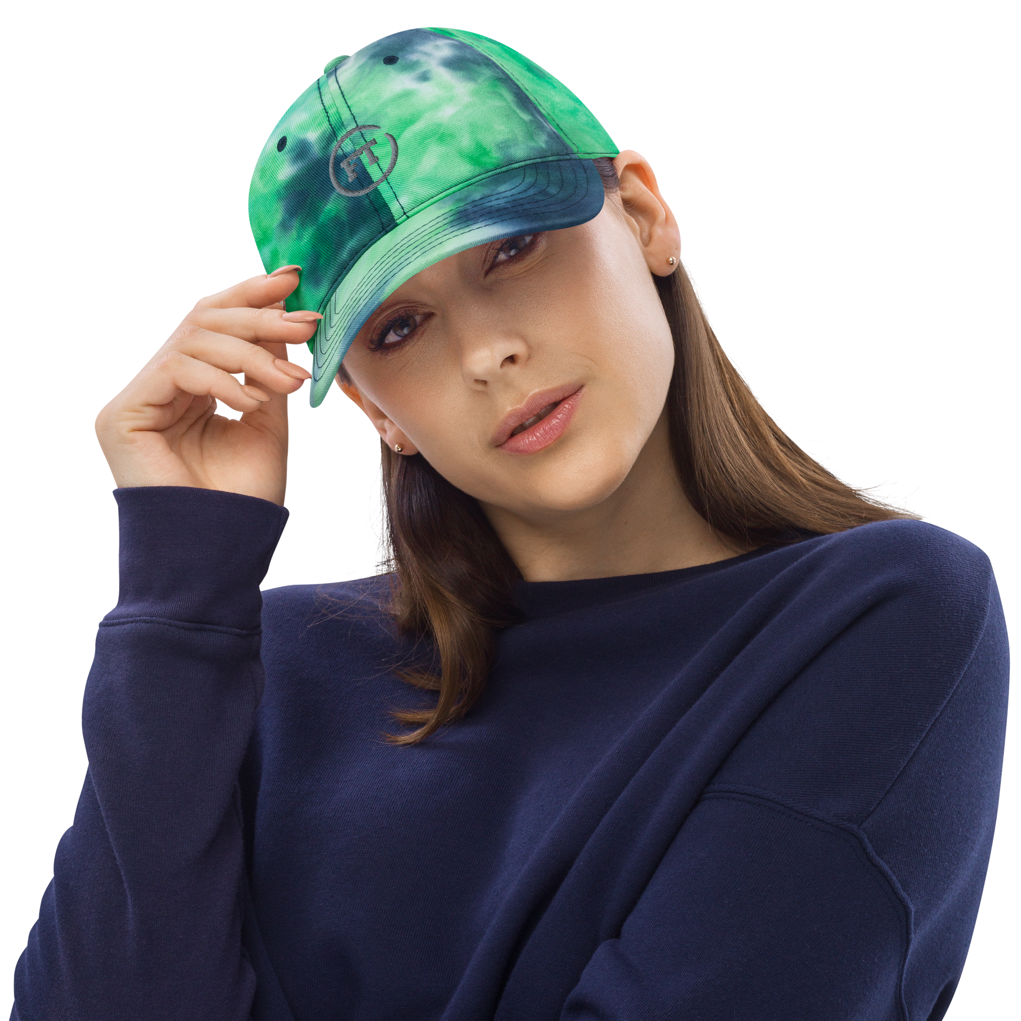 Tie dye hat with logo FabulTrend