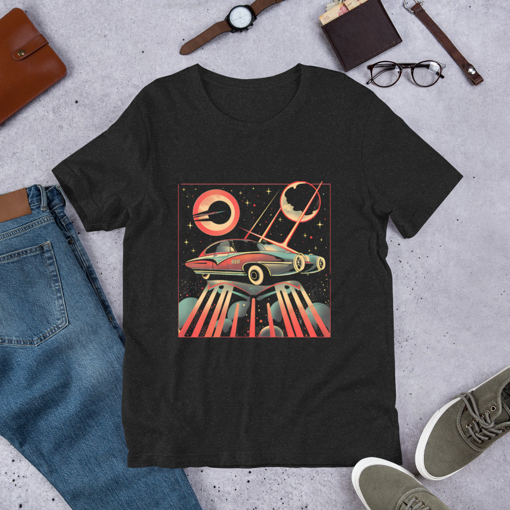 t-shirt classic car of the future