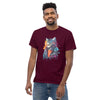 Men's classic t-shirt with cat design - FabulTrend